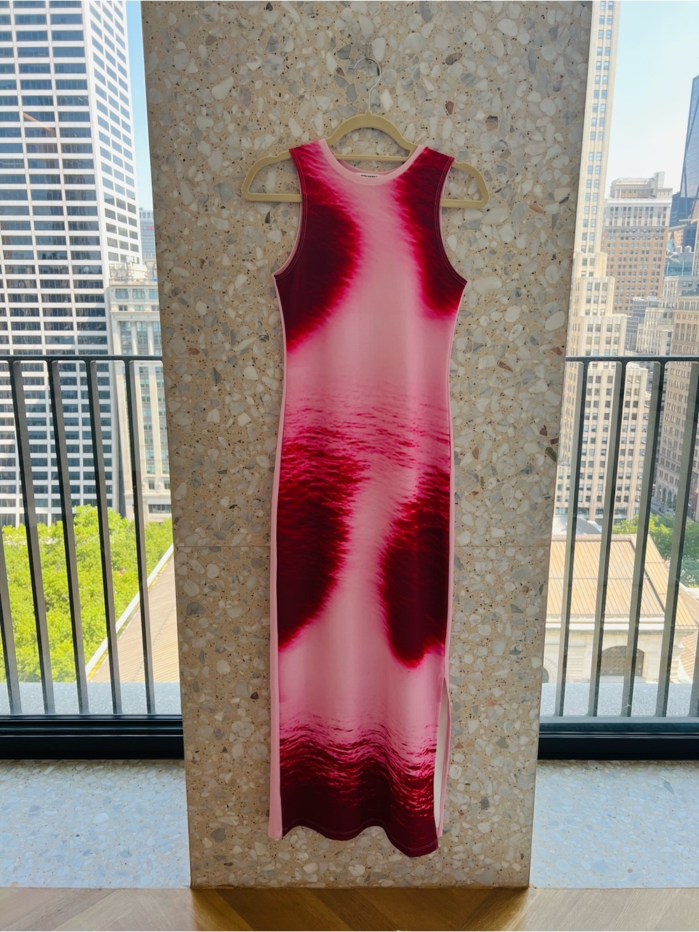 With Harper Lu Racer Dress Isola Ocean
